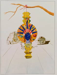 Dali American Clock Facsimile Signed Limited Edition Giclee: This is a limited edition giclee titled “American Clock&rdquo; by Salvador Dali. This piece is facsimile signed on the lower right. Pencil numbered from an edition of 375. Paper measures 17" x 12".