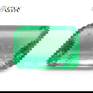 Gorgeous 4.39 Ct GIA Certified Natural Emerald: Elegant 4.39 Ct Green Emerald is an emerald cut measuring 13.33 x 8.82 x 4.75 mm. Reveals a medium tone with strong saturation. Absolutely beautiful! Origin: Colombia. Please see the certification for