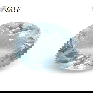 Pretty 1.87 Ct GIA Certified Natural Tourmaline: Lovely 1.87 Ct Greenish Blue Paraiba Tourmaline is an oval brilliant cut measuring 9.13 x 7.13 x 4.23 mm. Displays a light tone with strong saturation. Ready to mount and be admired!!! Origin: Mozambi