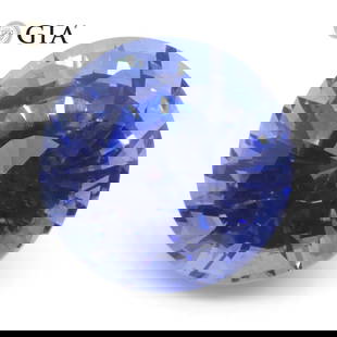 Lovely GIA Certified 4.03 Ct Natural Sapphire: Incredible 4.03 Ct Blue Sapphire is a round brilliant cut measuring 9.12 x 9.00 x 6.64 mm. Showcases a gorgeous hue and medium light tone. Do not miss this one! Origin: Sri Lanka. Treatment: Heat only