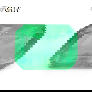 Lovely 3.3 Ct GIA Certified Natural Emerald: Breathtaking 3.3 Ct Green Emerald is an emerald cut measuring 10.72 x 7.83 x 5.78 mm. Reveals a strong saturation and medium tone. Looks absolutely stunning! Origin: Colombia. Please see the certifica