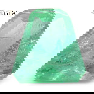 Impressive 3.06 Ct GIA Certified Natural Emerald: Stunning 3.06 Ct Green Emerald measuring 9.67 x 9.72 x 6.49 mm with a shield mixed cut. This unique gem displays a light tone. Get ready for the compliments on this one! Origin: Ethiopia. Please see t