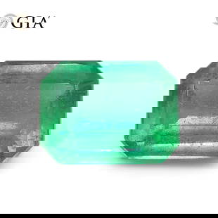 Amazing 2.07 Ct GIA Certified Natural Emerald: Lovely 2.07 Ct Green Emerald is an emerald cut measuring 9.02 x 6.84 x 4.47 mm. This investment-grade emerald reveals a medium tone and strong saturation. Ready to mount and be admired! Origin: Zambia