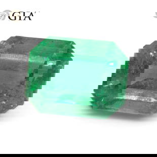 Rare GIA Certified 5.25 Ct Natural Emerald: Impressive 5.25 Ct Green Emerald measuring at 11.02 x 8.64 x 7.47 mm with an emerald cut. Shows a strong green hue and saturation. This gemstone would make a stunning centerpiece! Origin: Zambia. Plea