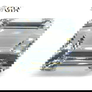 Massive 25.74 Ct GIA Certified Natural Aquamarine: Large Rare VVS1 Eye Clean 25.74 Ct Light Blue Aquamarine measuring 16.82 x 15.63 x 11.92 mm with an emerald cut. This investment grade Aquamarine displays a soft and stunning tone. Origin: Brazil. Tre
