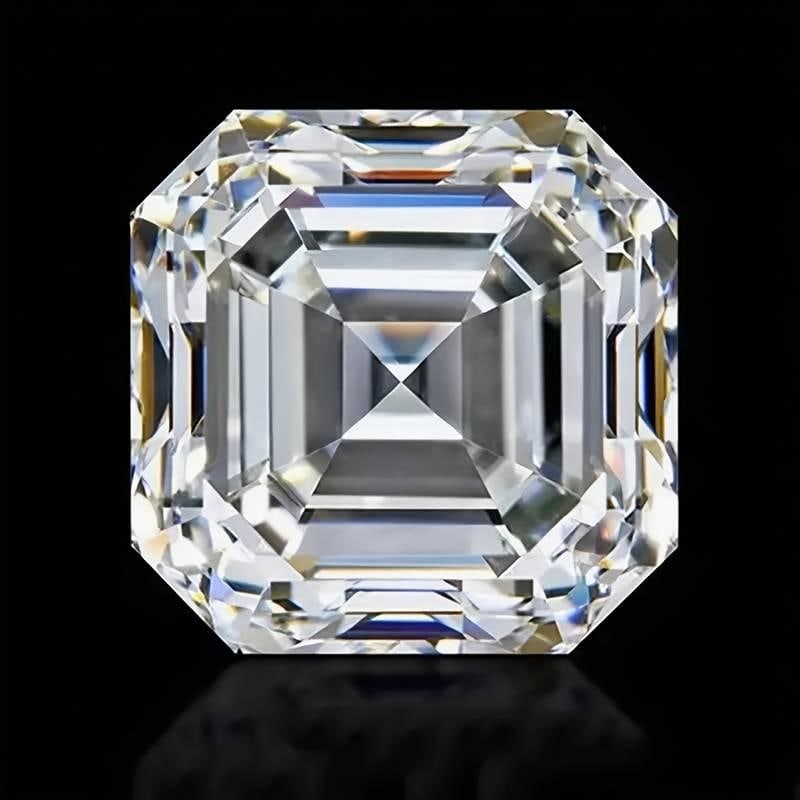 Certified 2.02 Ct VVs1 Asscher Cut D Lab Grown Diamond Solitaire: This IGI Certified 2 Ct VVS1 White F Lab Grown Diamond Is a Near Flawless Cushion Cut. It Measures x 6.91 x 4.65 mm. It is Bursting Out with a Full Spectrum of Colors. This Lab Grown Diamond has the E
