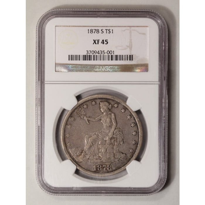 1878-S $1 Trade Dollar NGC XF45 (1 of 2)