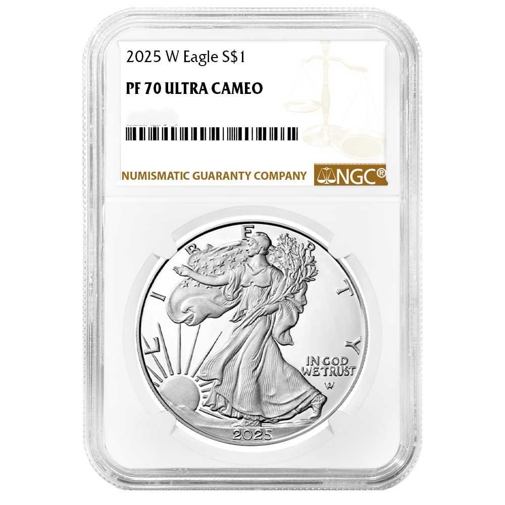 2025W $1 American Silver Eagle NGC PF70 Ultra Cameo (1 of 2)