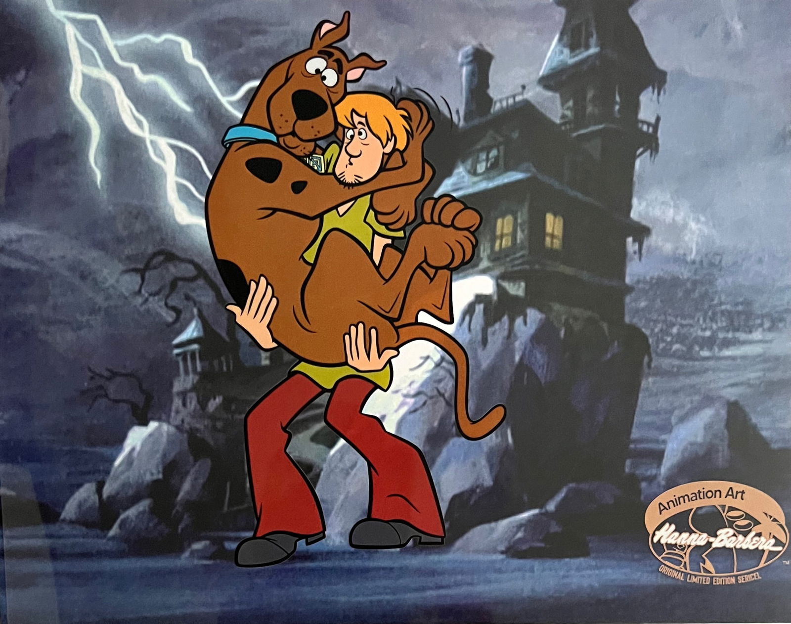 SCOOBY DOO Zoinks Sericel Animation Art Cel Hanna Barbera (1 of 1)
