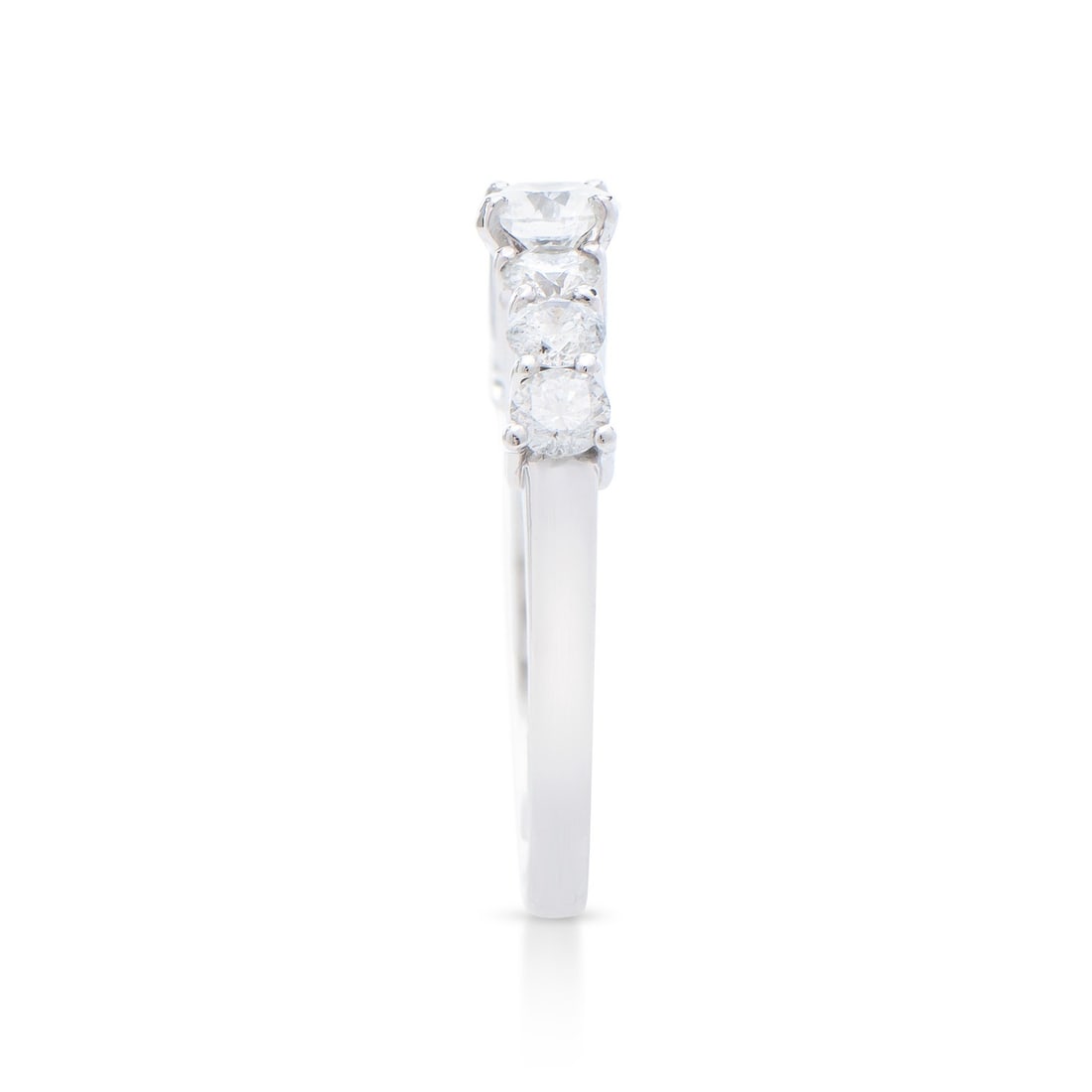 14KT White Gold 1.25ctw Diamond Ring - 4