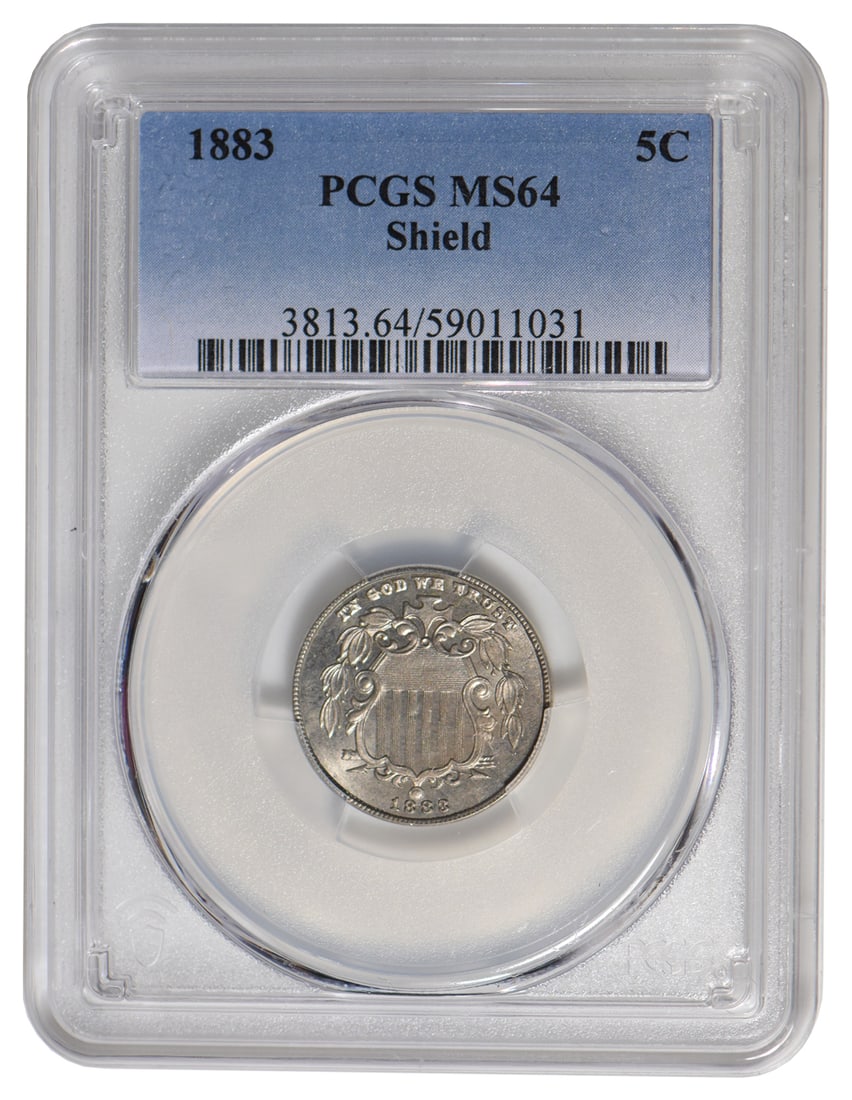 1883 Shield Nickel PCGS MS64 (1 of 2)