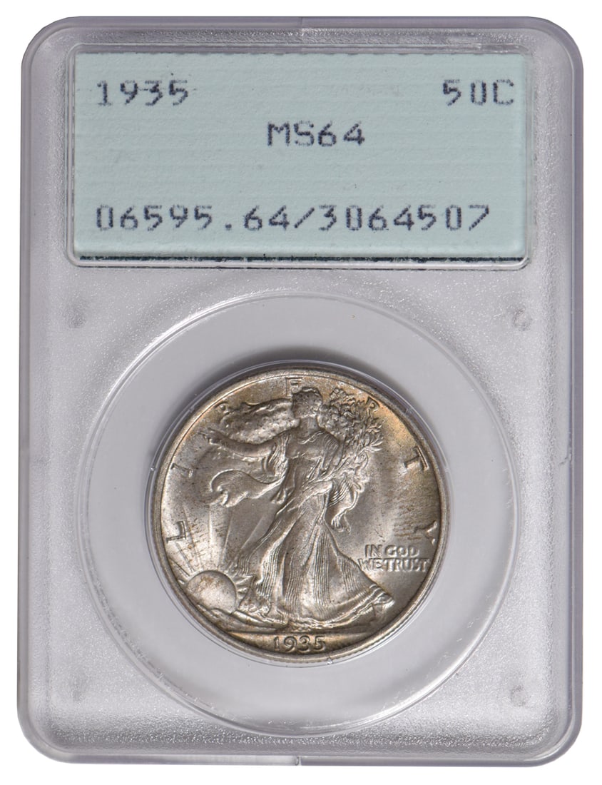 1935 Walking Liberty Half Dollar PCGS MS64 (1 of 2)