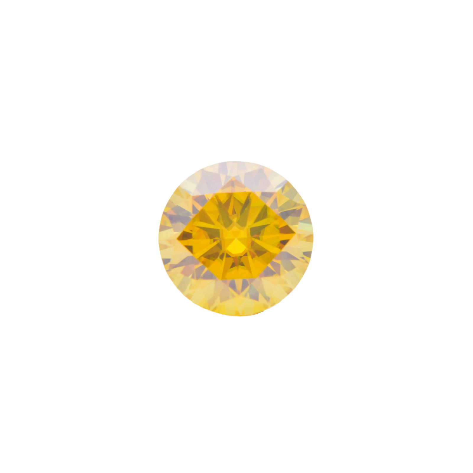 Sparkling 5 Ct VVs1 Bright Lemon Yellow Fire Moissanite Solitaire (1 of 5)