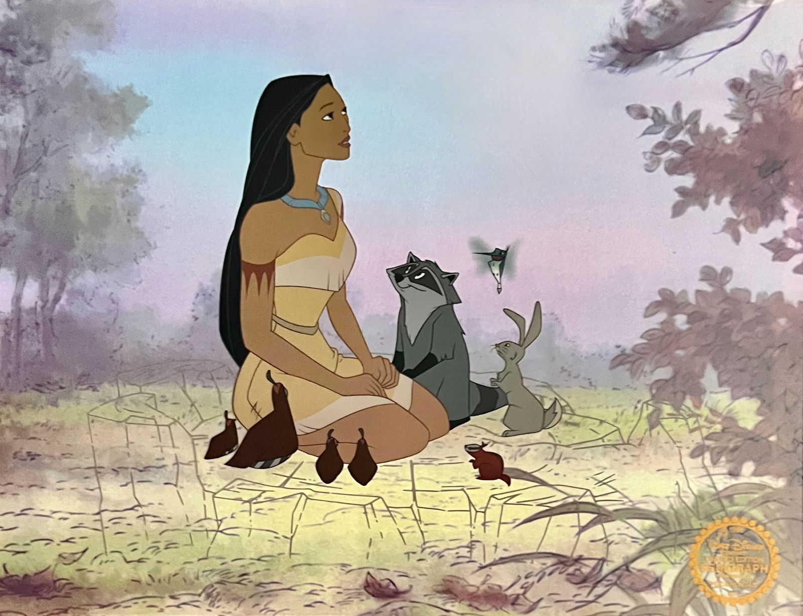 Disney POCAHONTAS Sericel Limited Edition Animation Art (1 of 1)