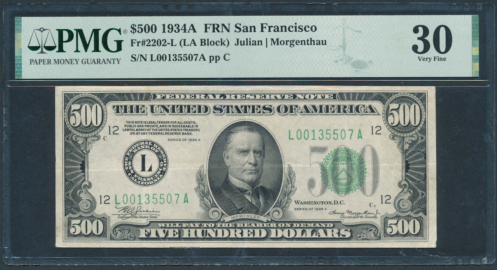 1934A $500 San Francisco FRN PMG 30 (1 of 2)