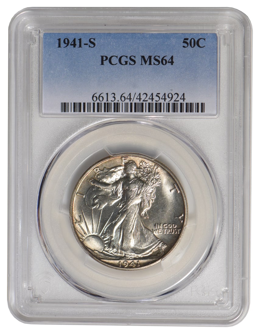 1941-S Walking Liberty Half Dollar PCGS MS64 (1 of 2)