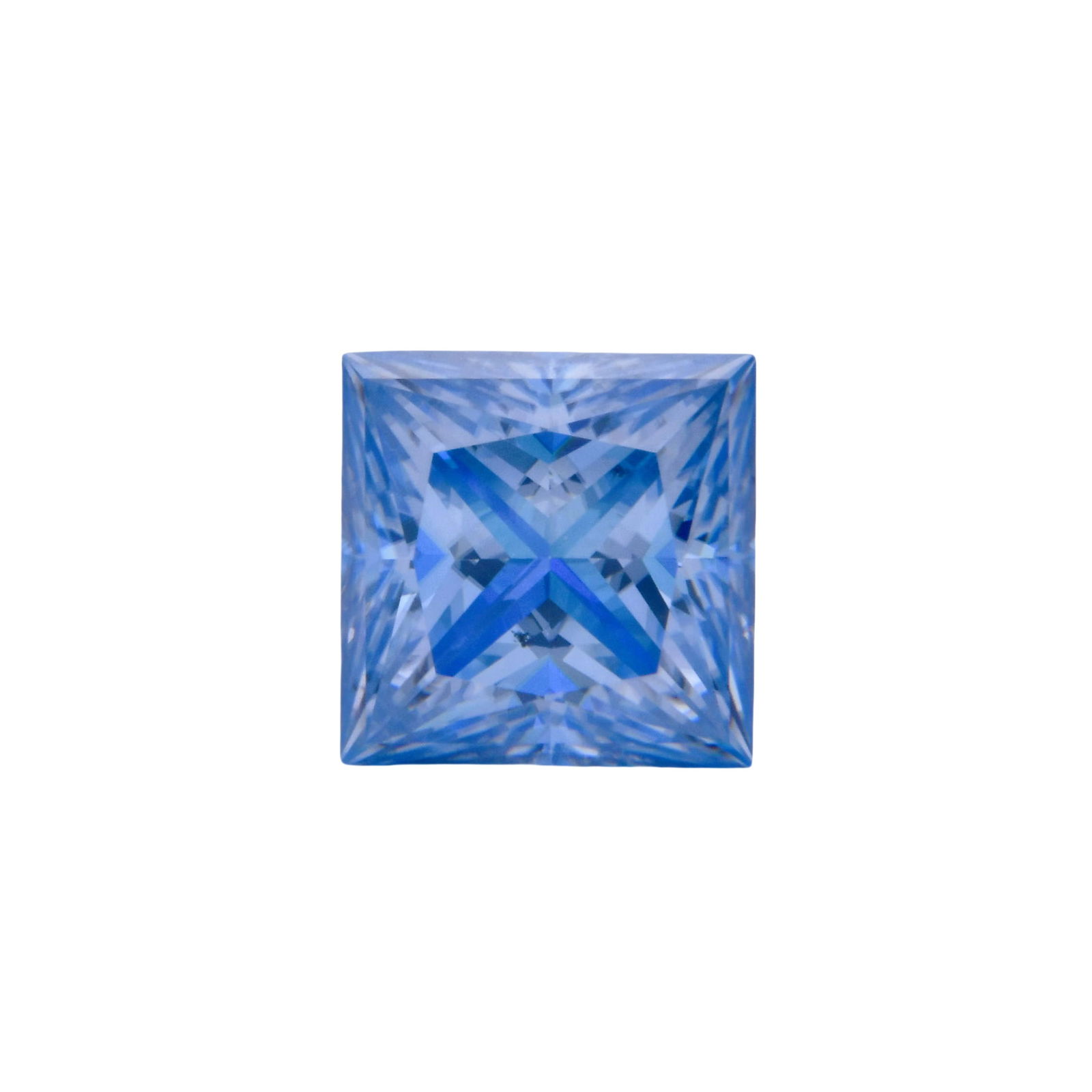 Dazzling 3 Ct VVs1 Whit Ice Blue Fire Moissanite Solitaire (1 of 5)