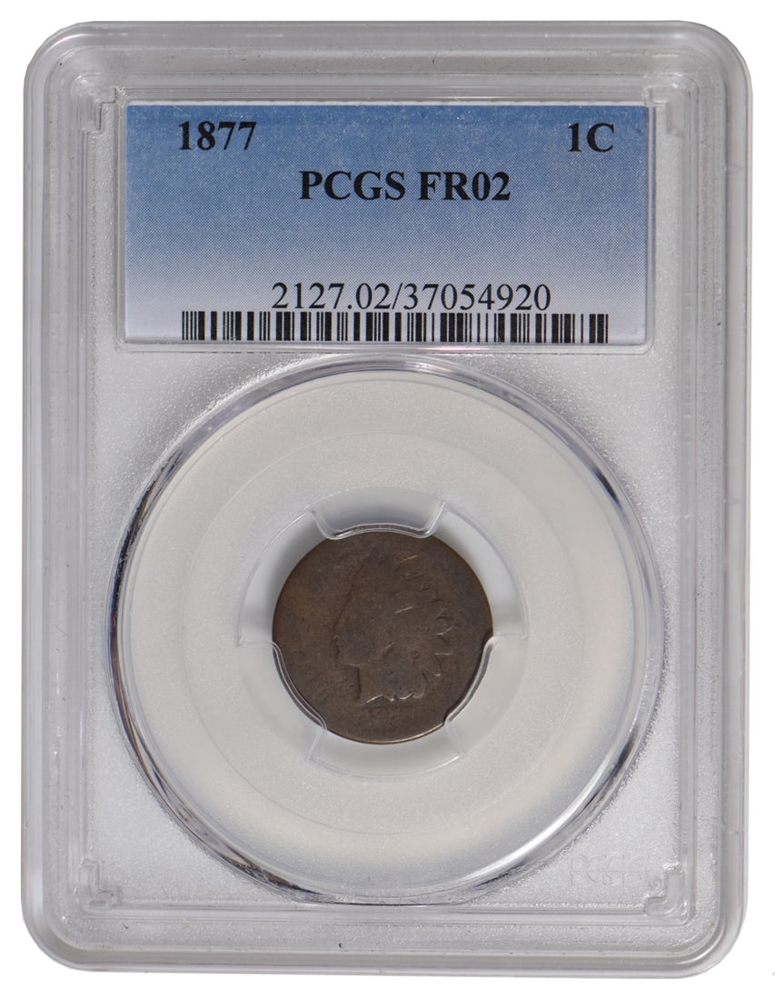 1877 Indian Cent PCGS FR02 (1 of 2)