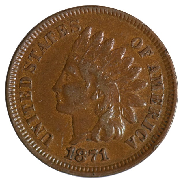 1871 Indian Cent (1 of 2)