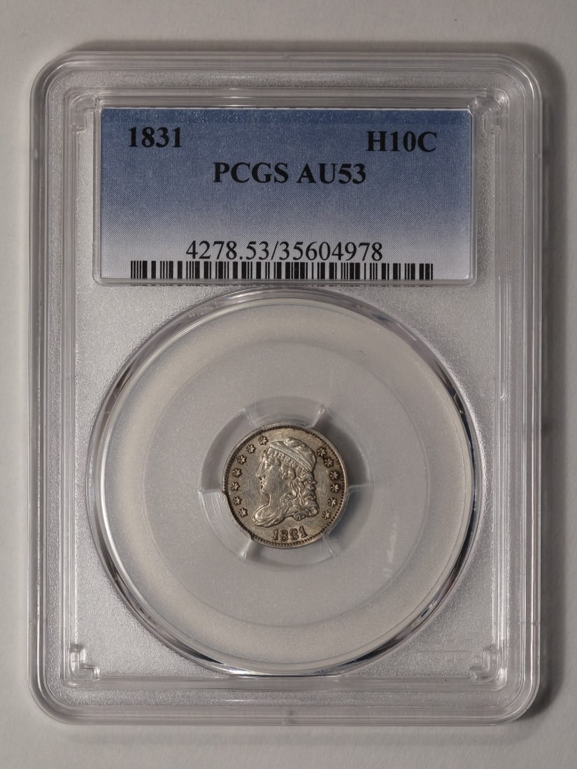 1831 Capped Bust Half Dime PCGS AU53 (1 of 2)