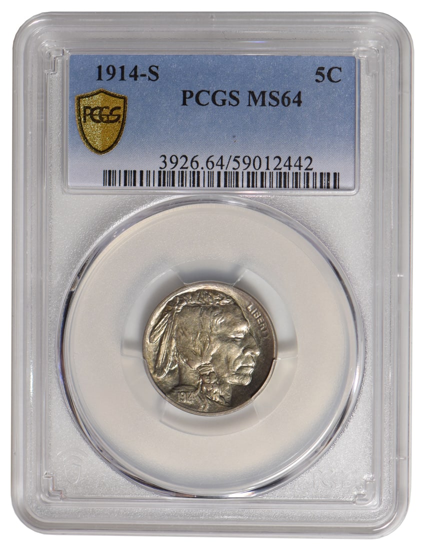 1914-S Buffalo Nickel PCGS MS64 (1 of 2)