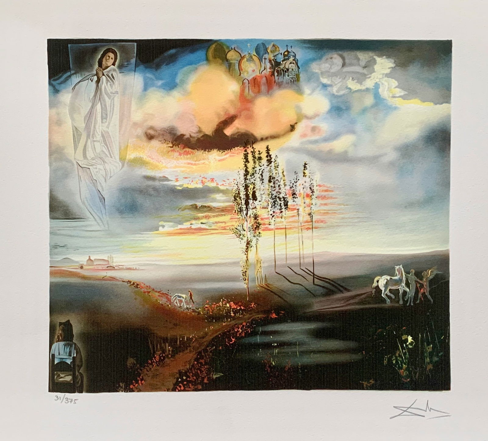 Salvador Dali GALA’S DREAM Facsimile Signed & Numbered Giclee (1 of 1)