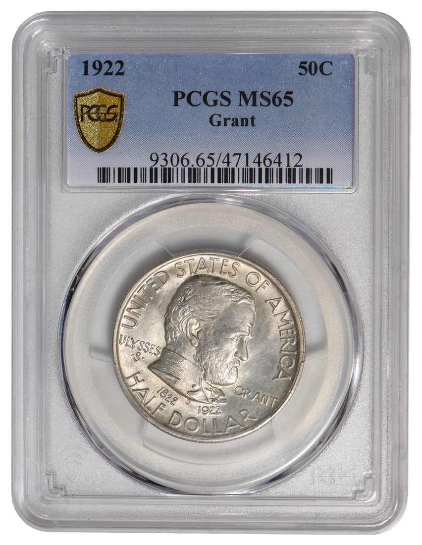 1922 Grant Commemorative Half Dollar PCGS MS65 (1 of 2)