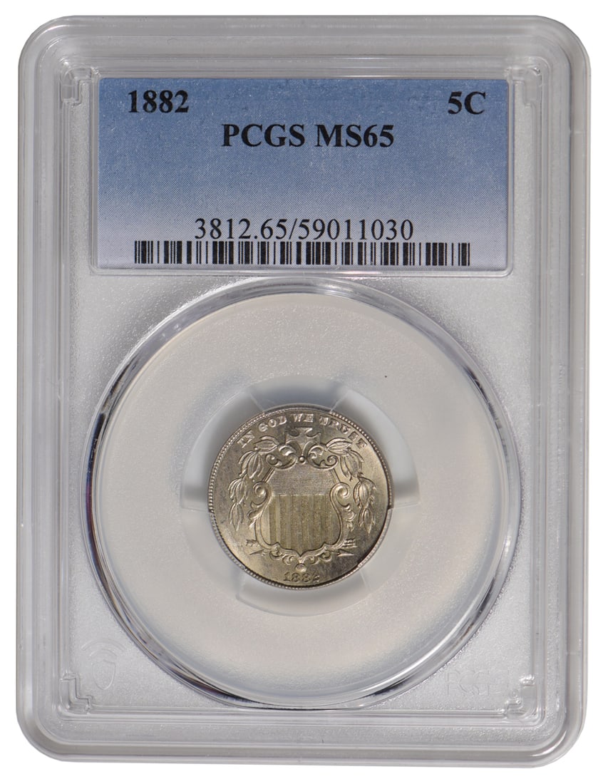 1882 Shield Nickel PCGS MS65 (1 of 2)