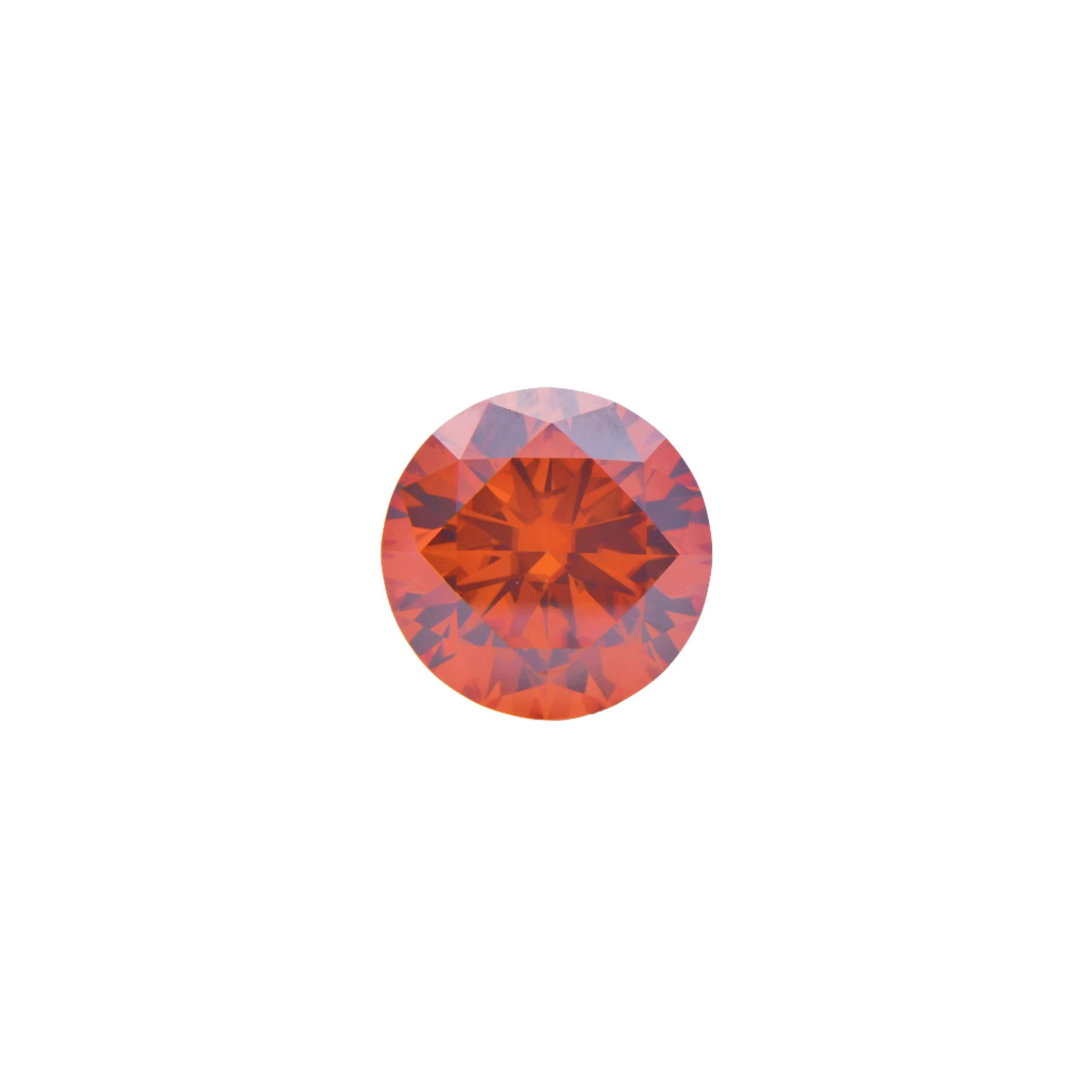 Phenomenal Rare 5 Ct VVs1 Bright Orange Fire Moissanite: Breathtaking 5 Ct Sparkling Dark Amber Orange VVs1 Fire Moissanite Solitaire. This Investment Grade Moissanite is a brilliant round cut measuring 11. mm. and is a Dark Amber Orange in color. It is nea