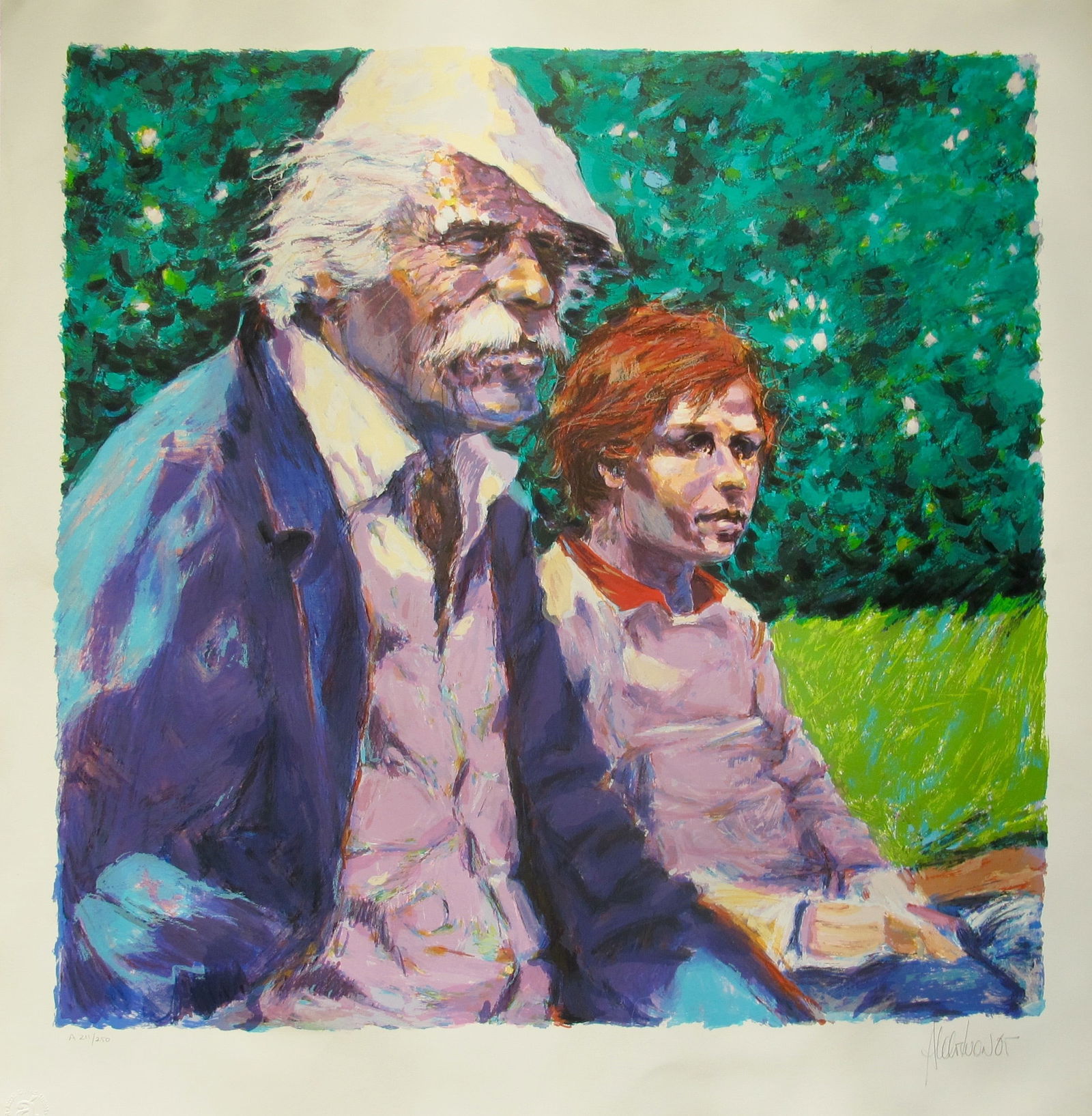 ALDO LUONGO DESTINY Hand Signed Limited Edition Large Serigraph (1 of 1)