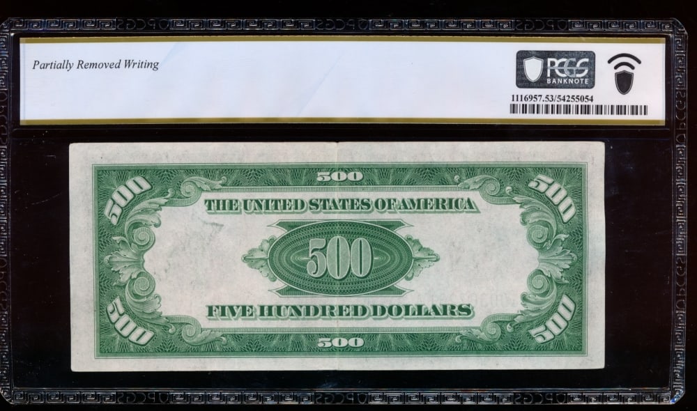 1934A $500 Chicago FRN PCGS 53 - 2