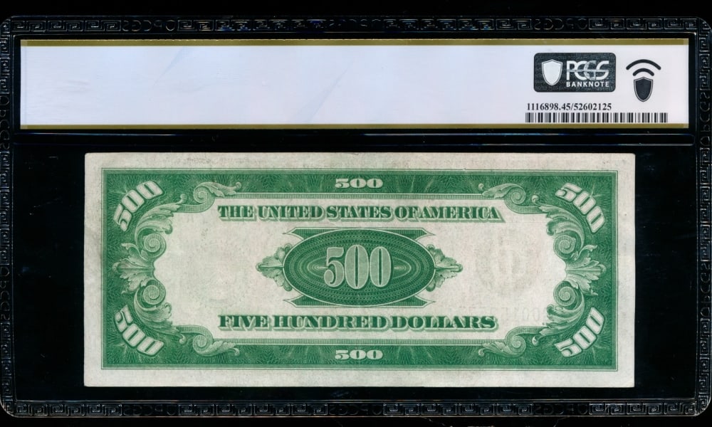 1934 $500 Chicago FRN PCGS 45 - 2
