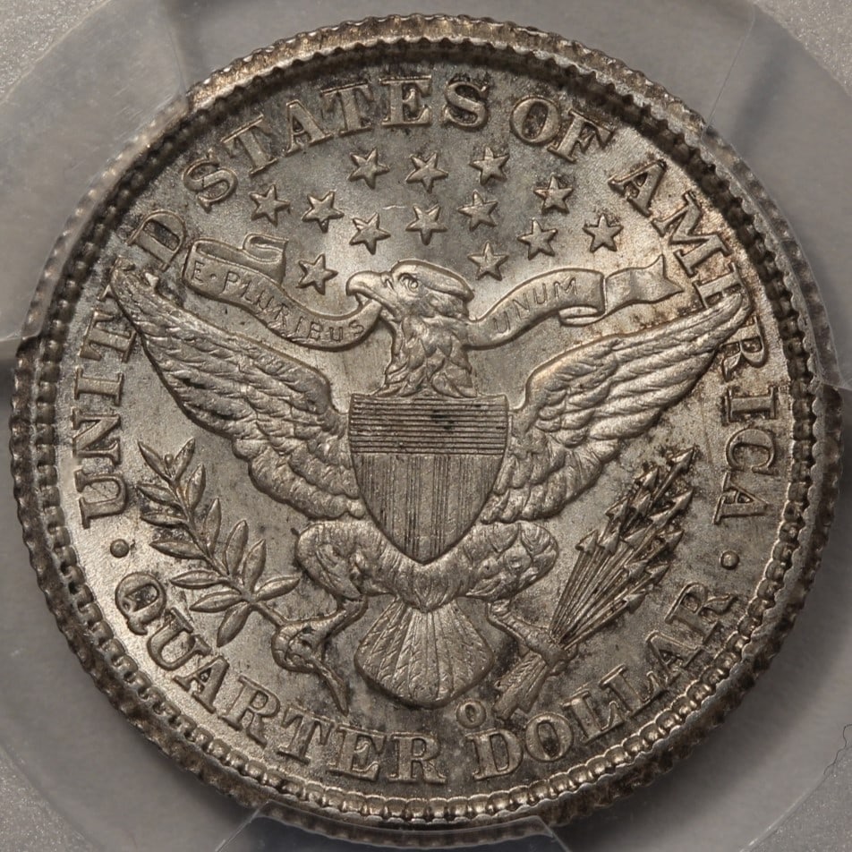 1894-O Barber Quarter PCGS MS63 - 2