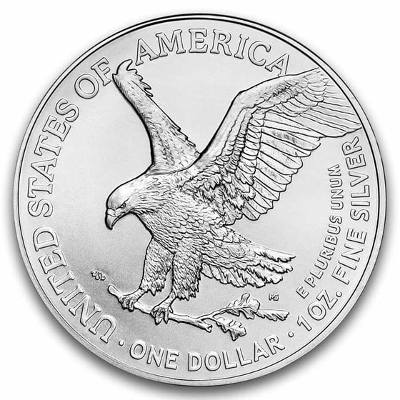 2026 American Silver Eagle 1oz BU Coin - 2