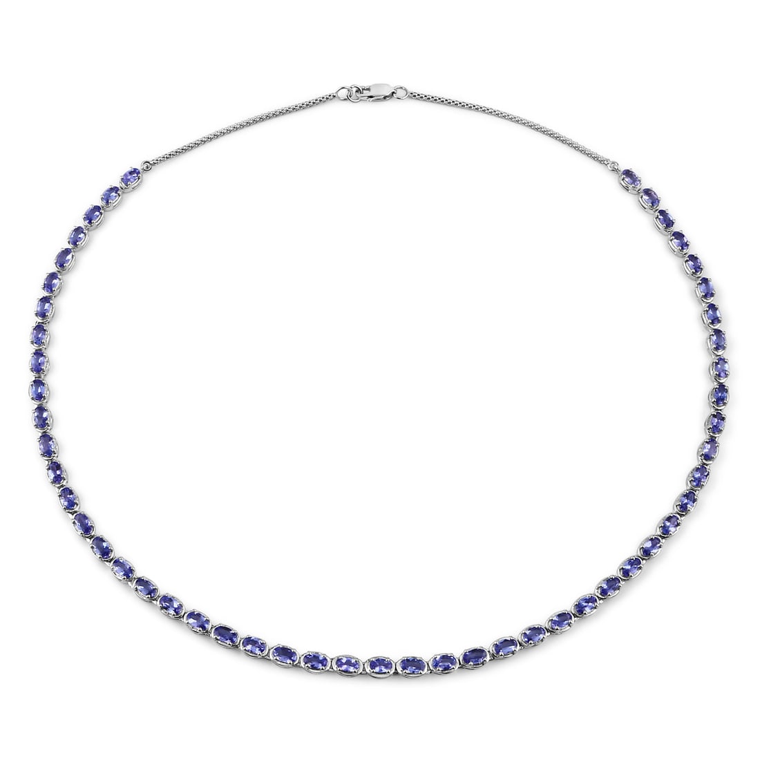 Sterling Silver 10ct Tanzanite Necklace - 2