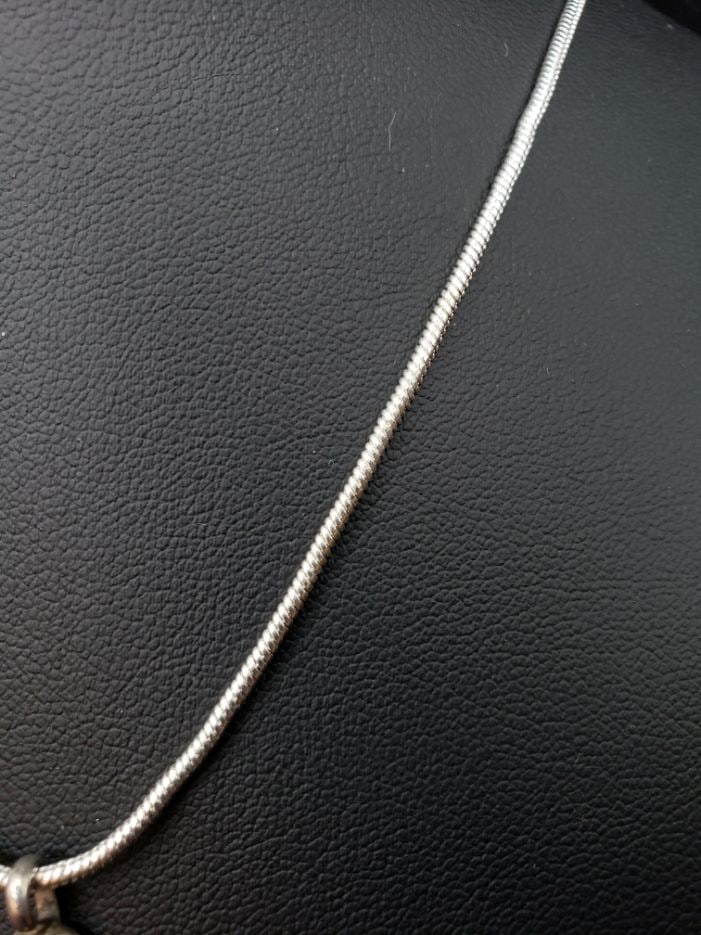 Ladies Natural Turquoise .925 Solid Silver Pendant - 3