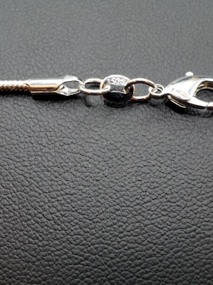 Ladies Natural Turquoise .925 Solid Silver Pendant - 4