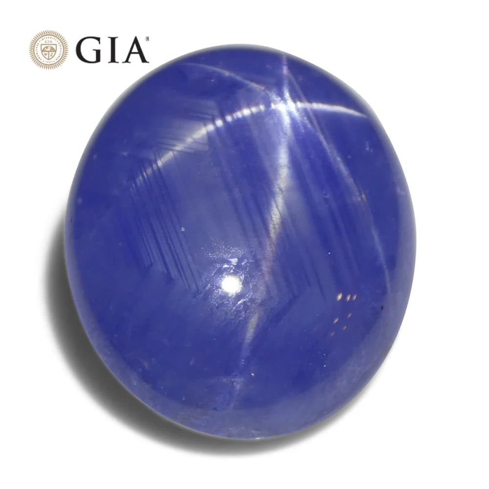 Huge Rare 17.72 Ct GIA Certified Natural Sapphire: Large Untreated 17.72 Ct Blue Star Sapphire is an oval double cabochon cut measuring 17.16 x 14.28 x 6.44 mm. This incredible Sapphire displays a moderately strong saturation with a medium light tone.