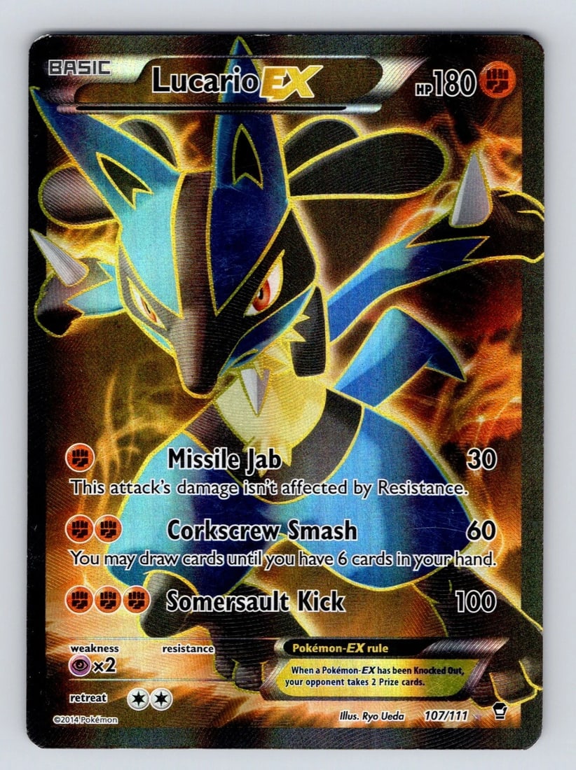 Lucario EX HP 180 Furios Fists (1 of 2)