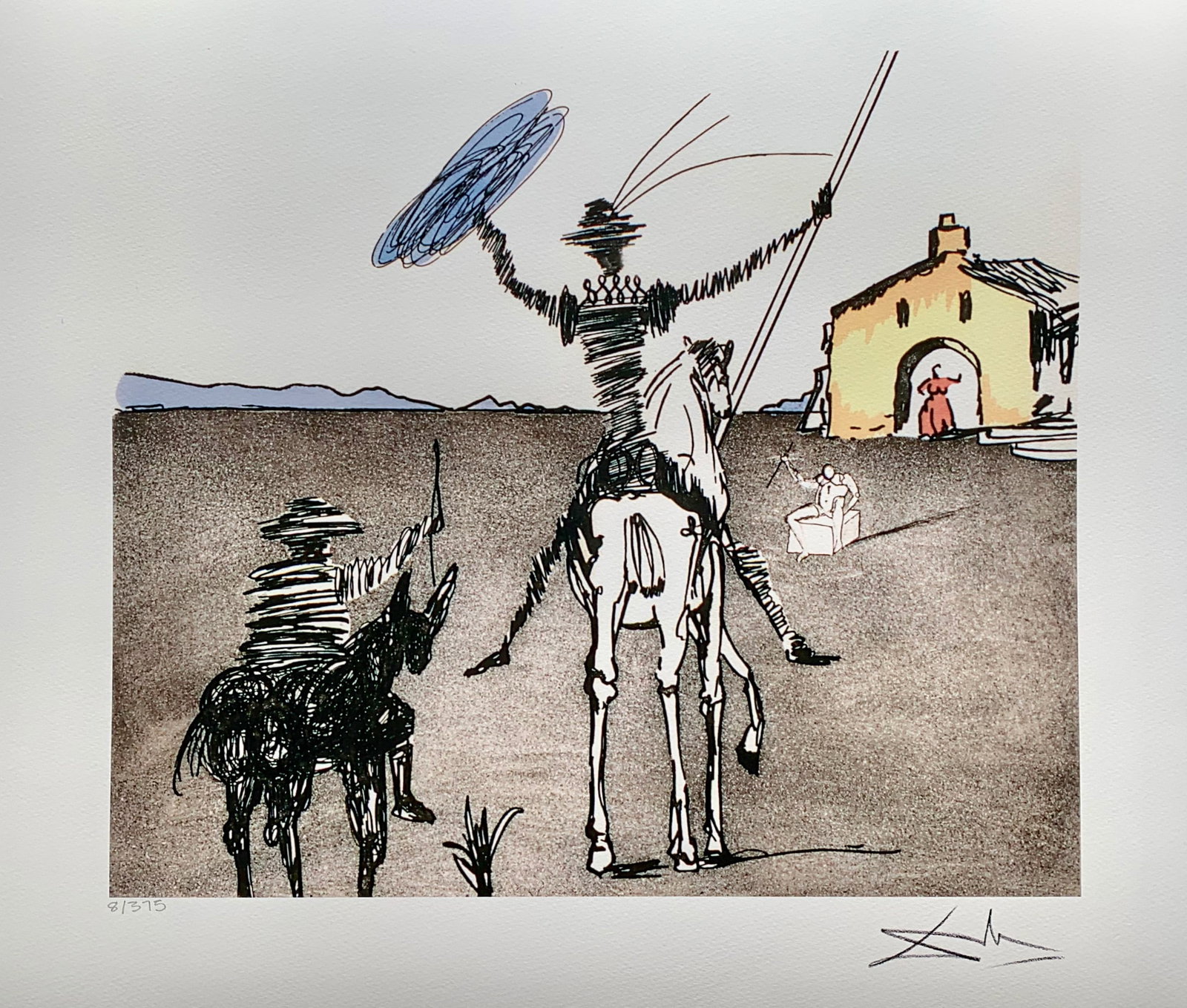 Salvador Dali IMPOSSIBLE DREAM Facsimile Signed Limited Edition Giclee (1 of 1)
