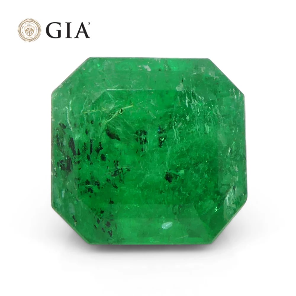 Elegant 2.56 Ct GIA Certified Natural Emerald (1 of 5)