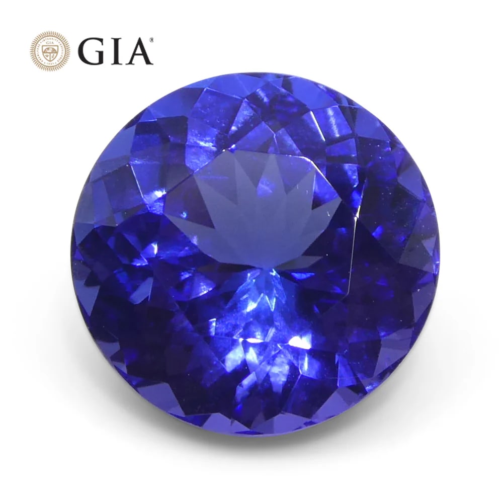 Amazing 3.92 Ct GIA Certified Natural Tanzanite (1 of 5)
