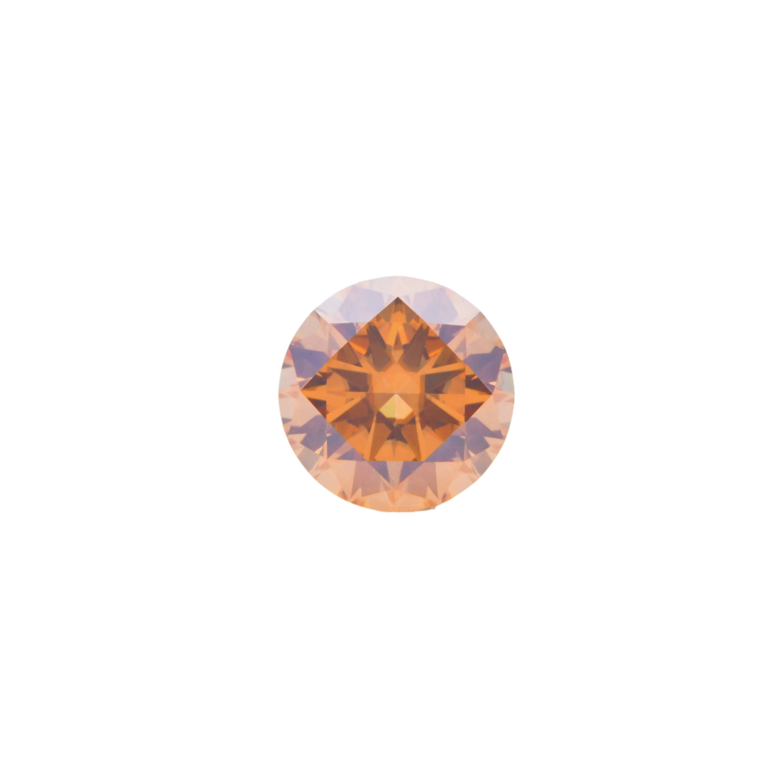 Dazzling 5 Ct VVs1 Champagne Moissanite Solitaire: This Large 5 Ct VVs1 Moissanite is a Brilliant Round Cut Measure sing 11 mm. and is Gold Champagne in color. It is eye clean and bursting out with a full spectrum of colors. With a refractive index of