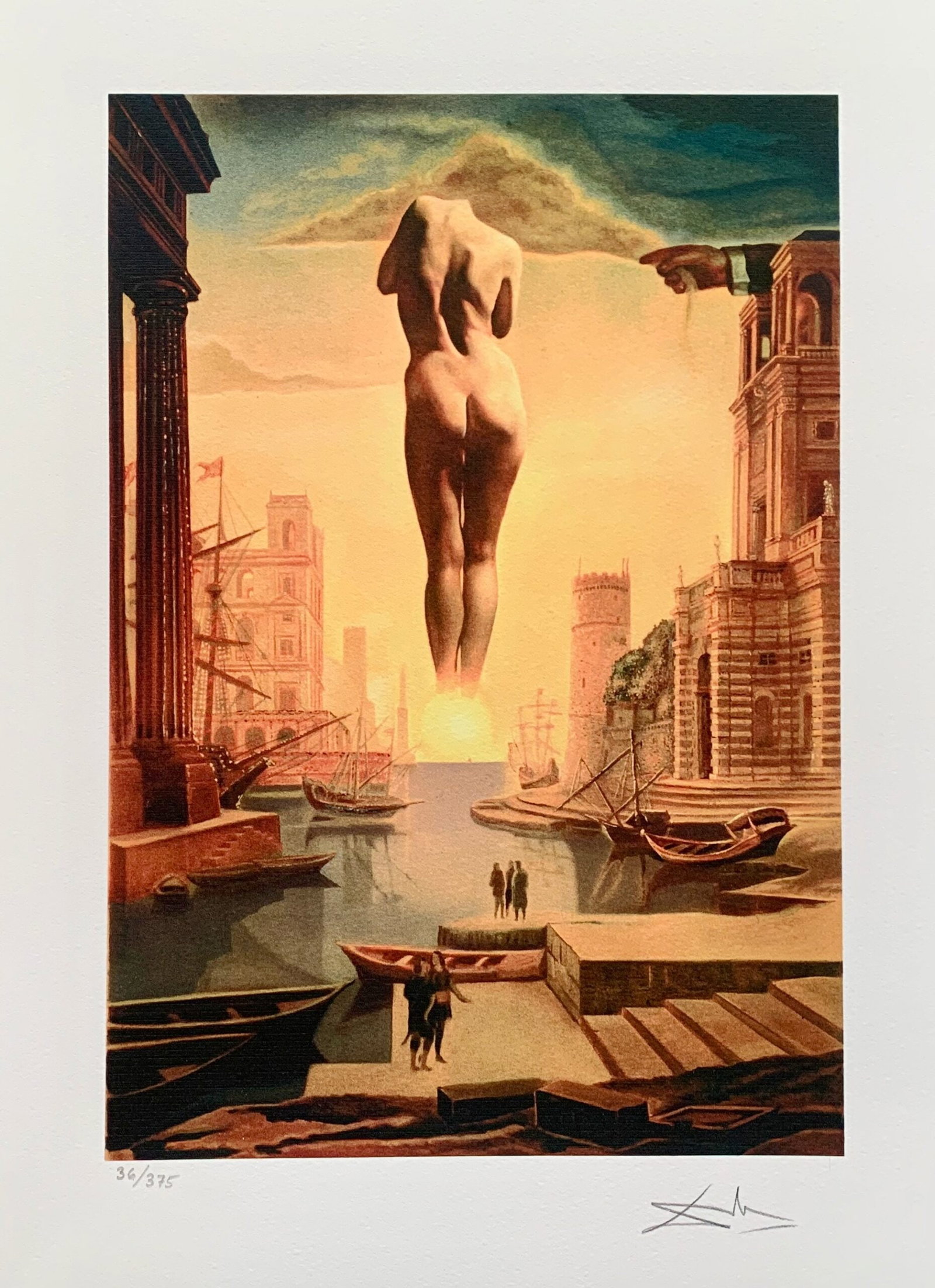 Salvador Dali LA TOISON D-OR Facsimile Signed Limited Edition Giclee: This is a limited edition giclee titled LA TOISON D-OR by Salvador Dali. This piece is facsimile signed on the lower right. Pencil numbered from an edition of 375. Paper measures 16 inches x 12