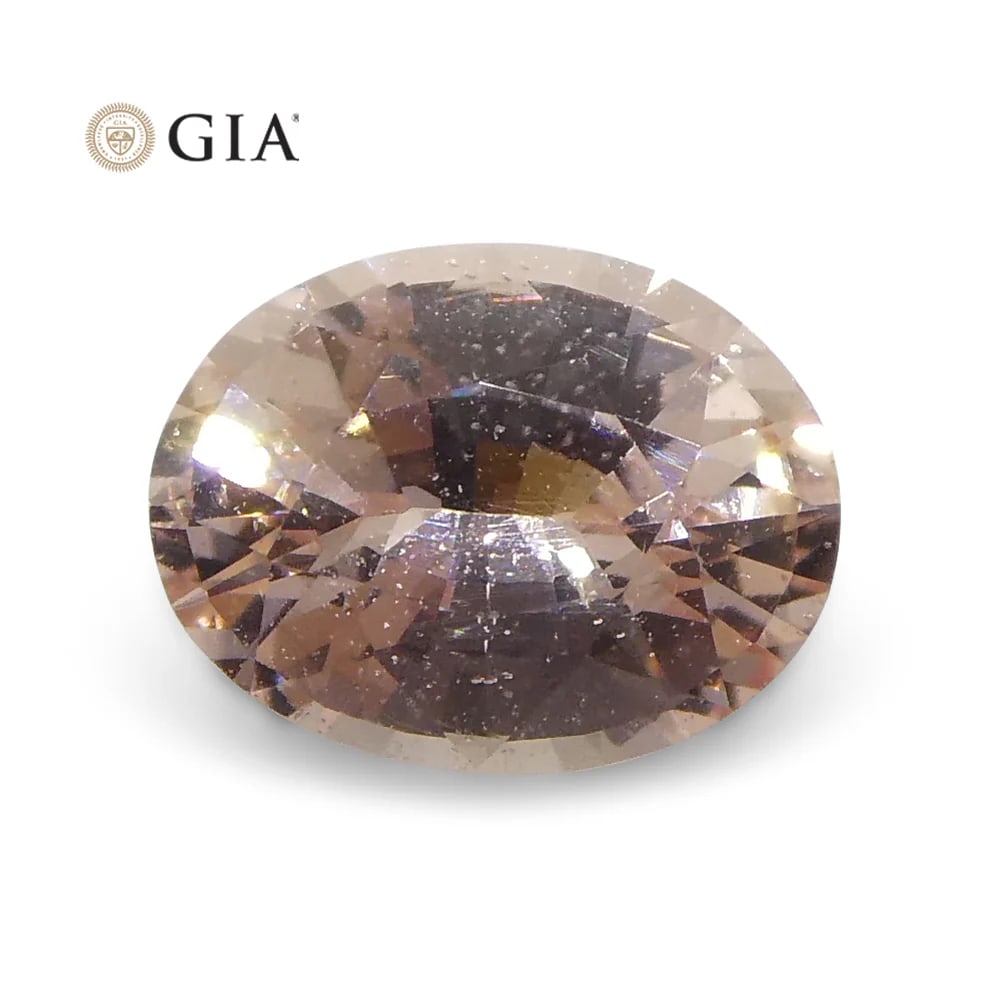 Beautiful 0.59 Ct GIA Certified Natural Sapphire: Incredible 0.59 Ct Pink Sapphire is an oval brilliant cut measuring 5.72 x 4.43 x 2.91 mm. Displays a stunning hue with a light tone. Do not miss out on this one! Treatment: Heat only. Origin: Madagas