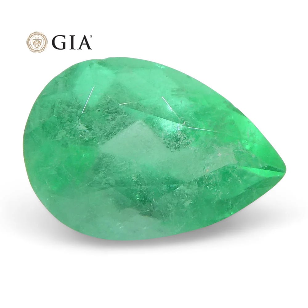 Pretty GIA Certified 1.37 Ct Natural Emerald (1 of 5)