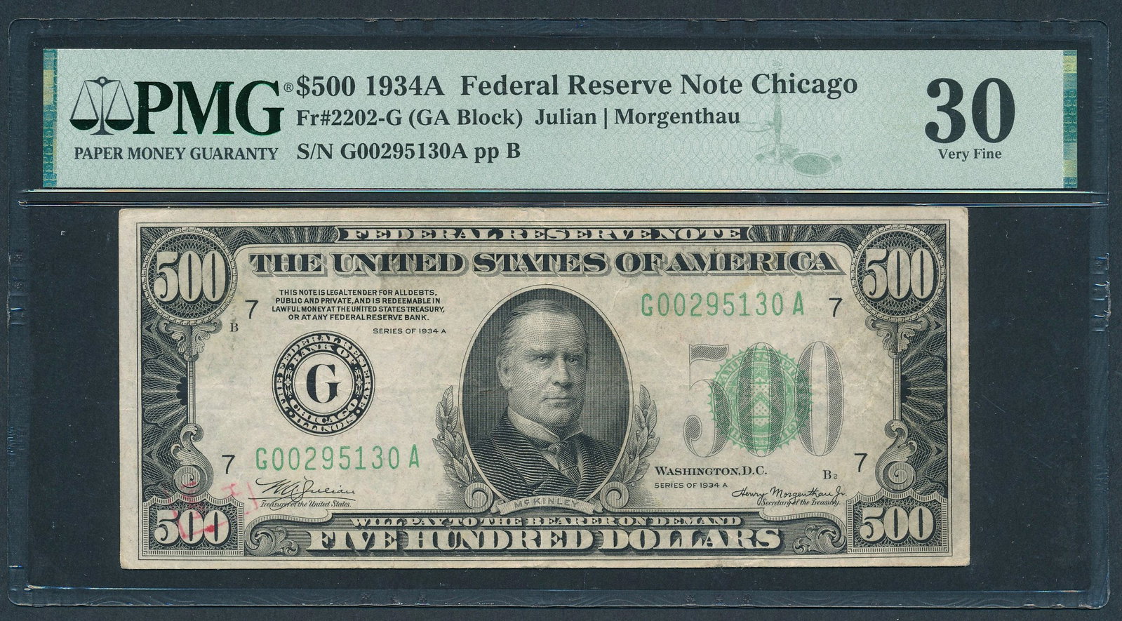 1934A $500 Chicago FRN PMG 30 (1 of 2)