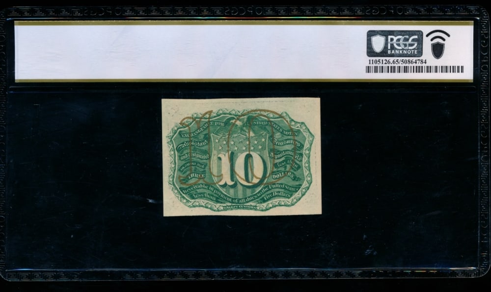 10 Cent Second Issue Fractional PCGS 65PPQ - 2