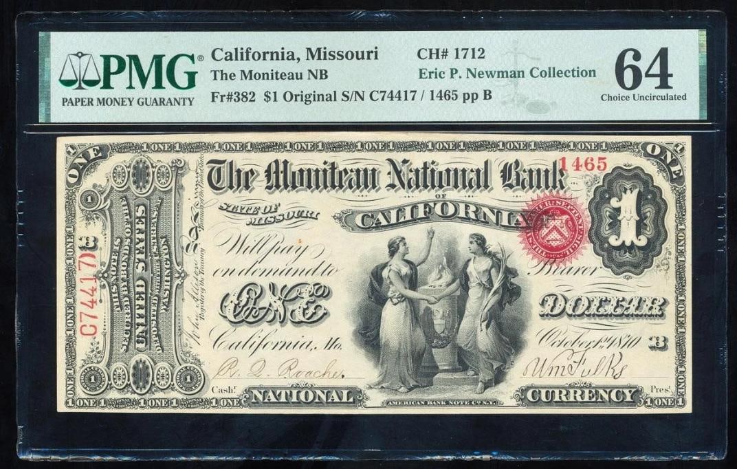Original Series $1 California MO PMG 64 (1 of 2)