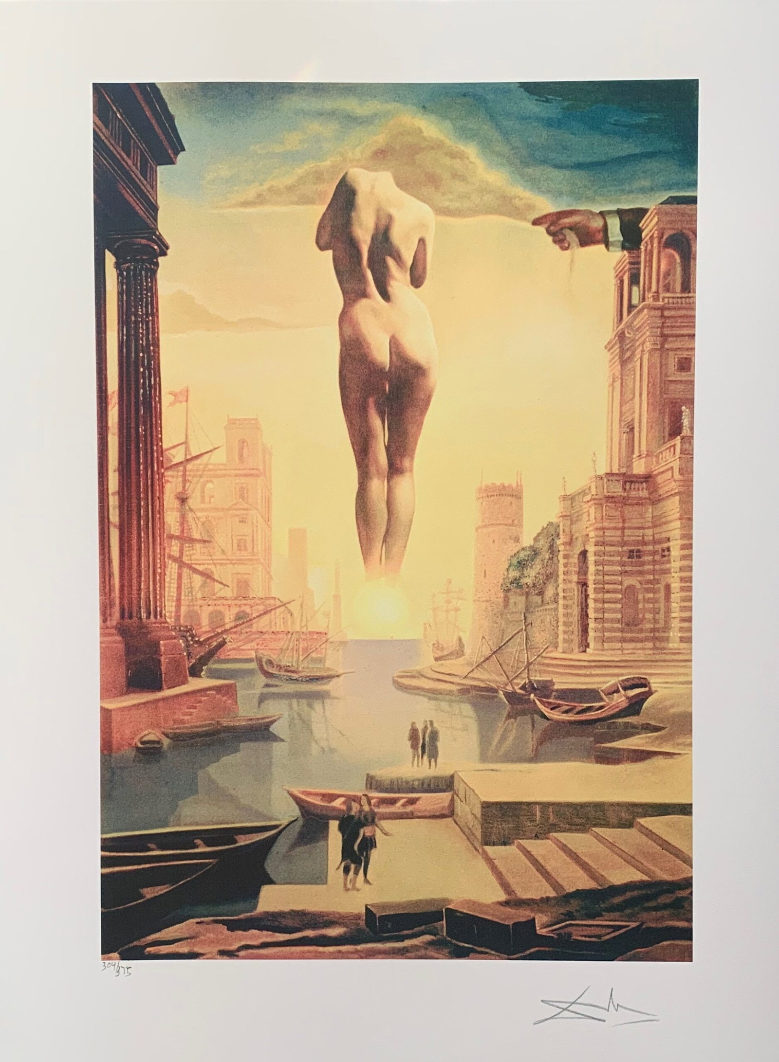 Salvador Dali LA TOISON D-OR Facsimile Signed Limited Edition Giclee: This is a limited edition giclee titled LA TOISON D-OR by Salvador Dali. This piece is facsimile signed on the lower right. Pencil numbered from an edition of 375. Paper measures 17 inches x 24 inches